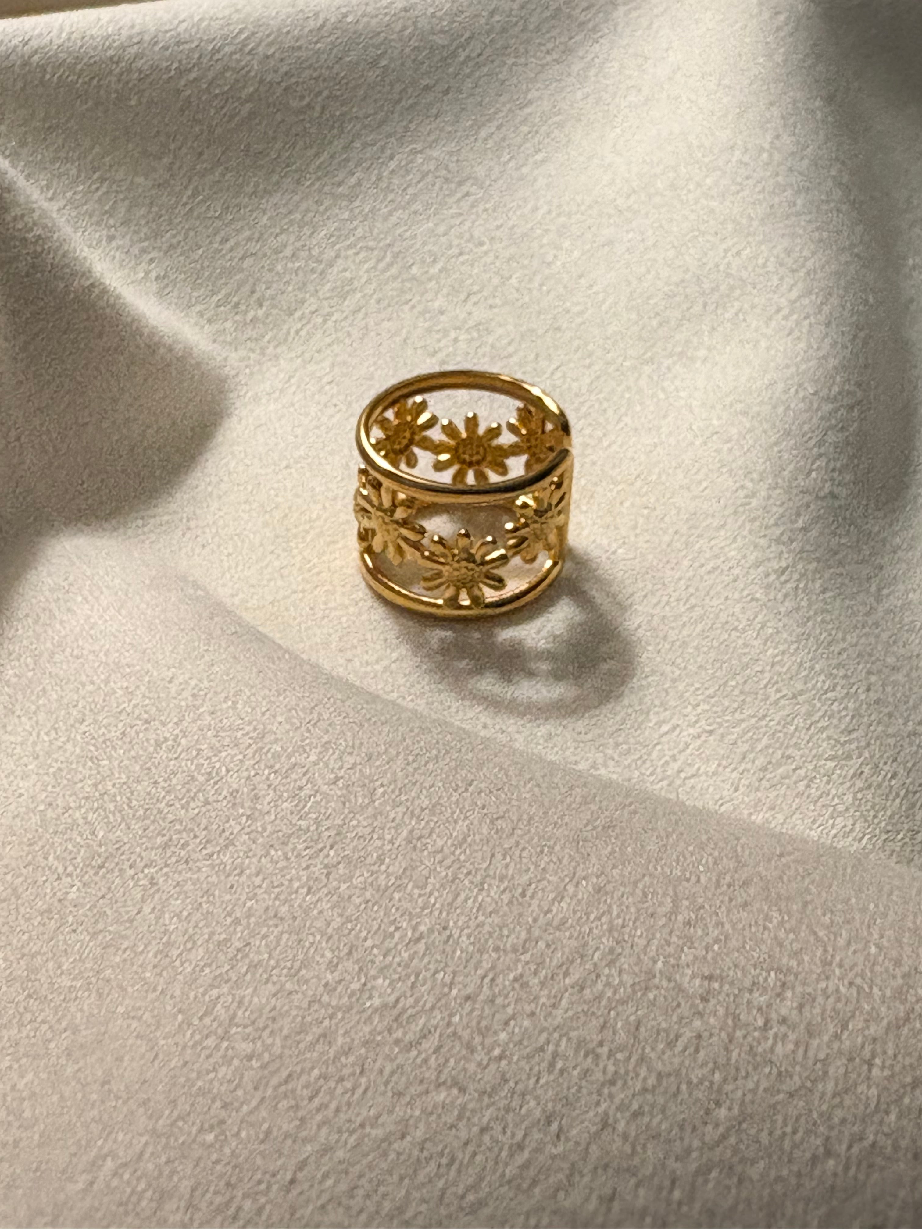 Bloom Adjustable Floral Ring