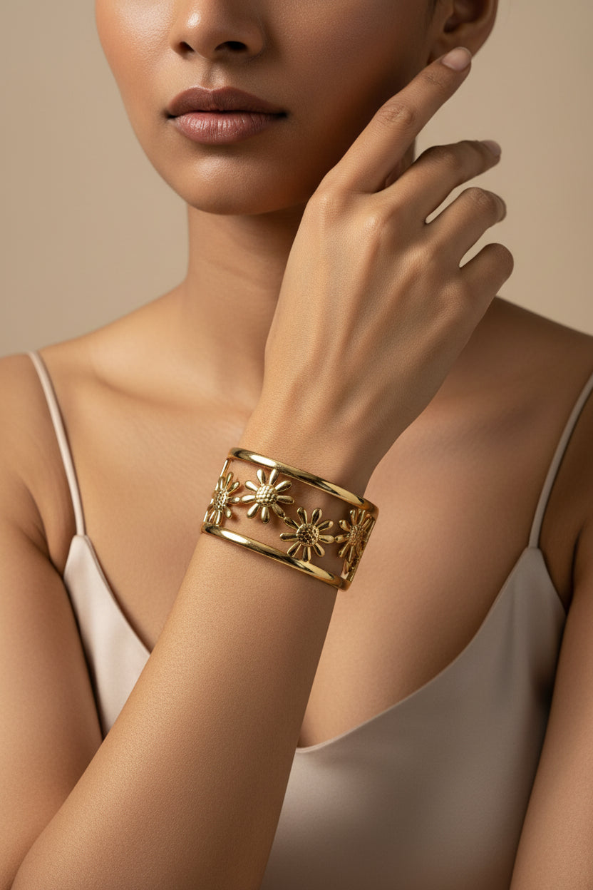 Daisy Bloom Cuff