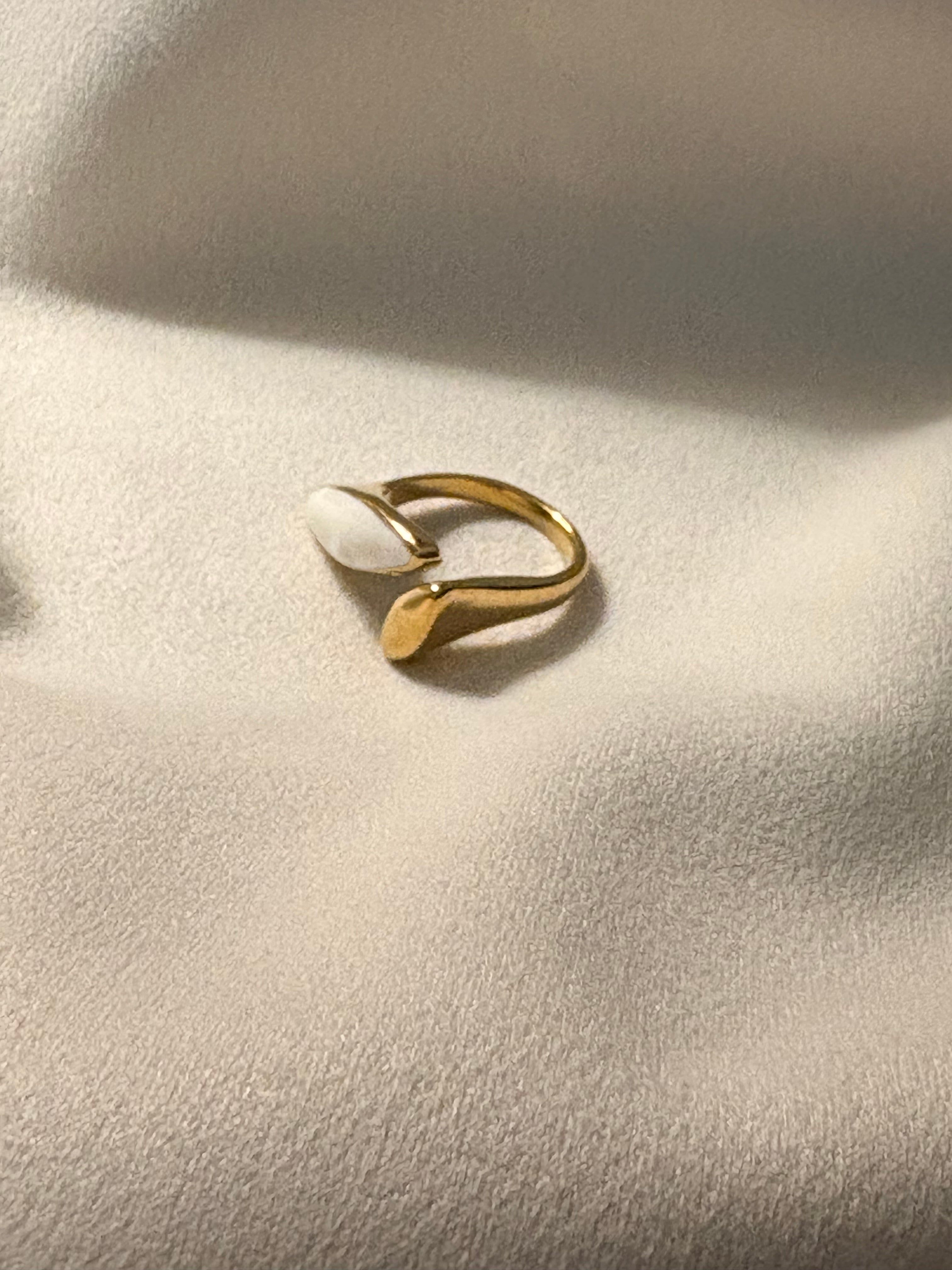 Ira Enamel Petal Ring