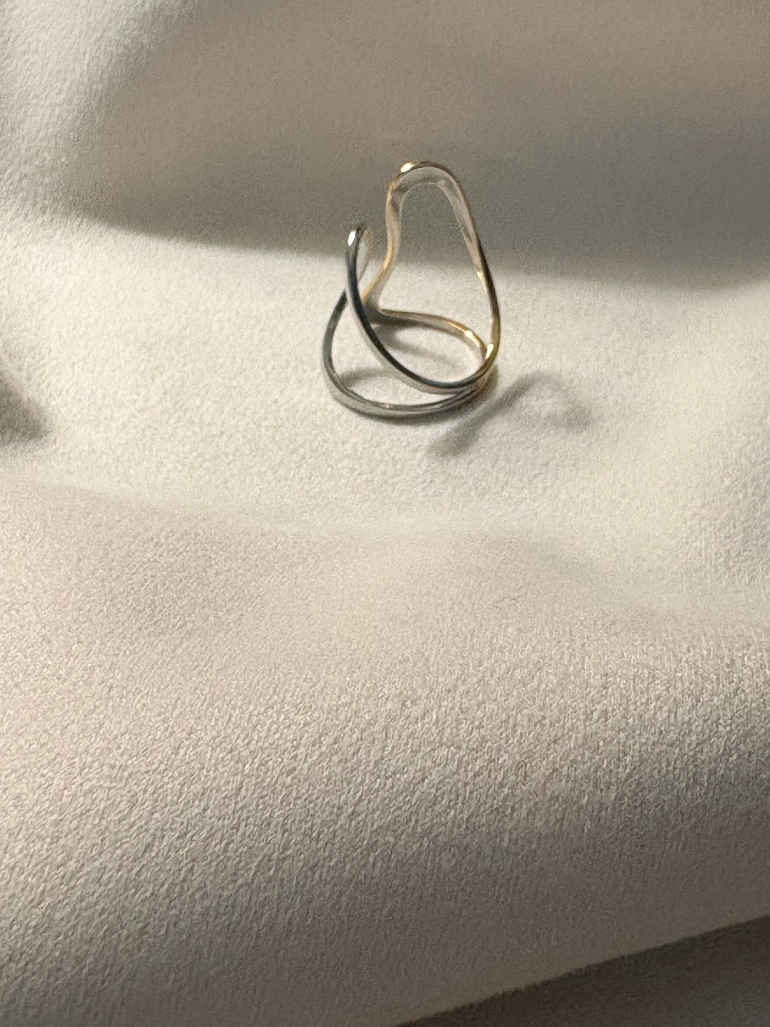 Ananta Dual Tone Infinity Ring