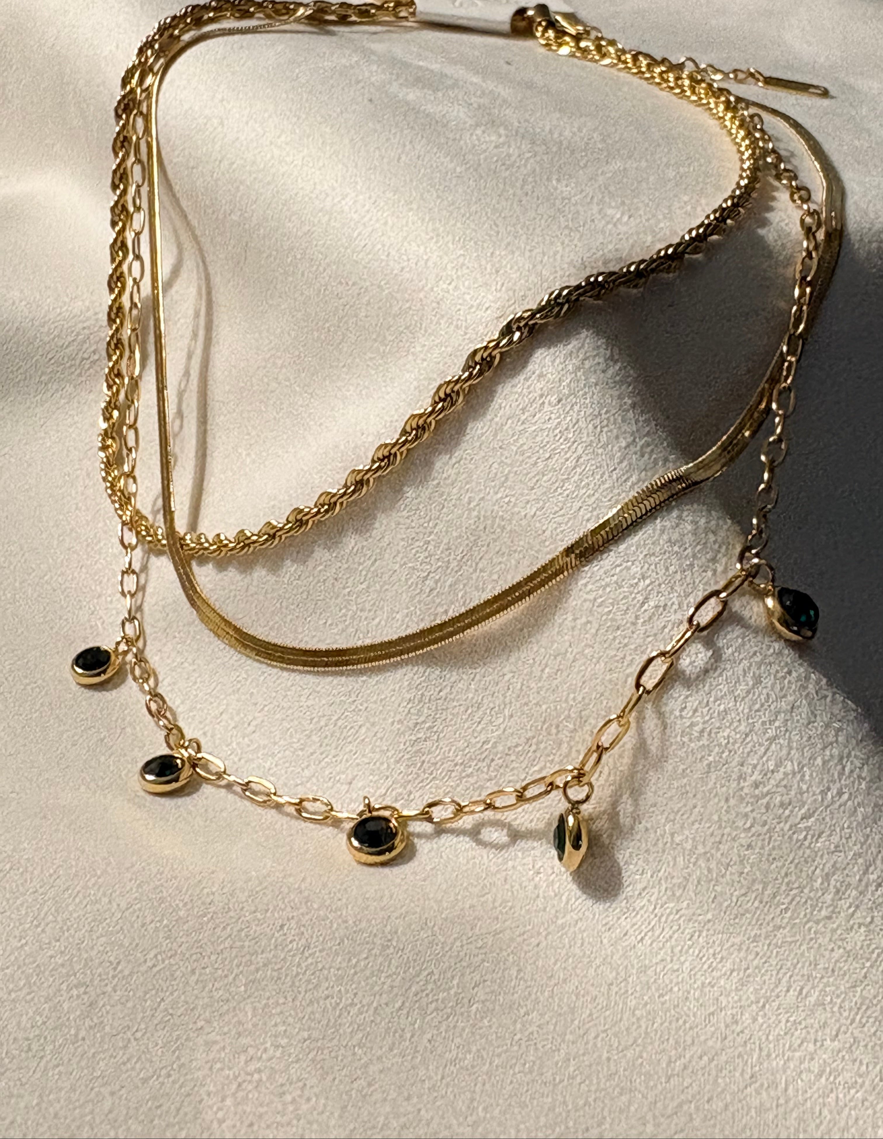 Cascade Layered Necklace