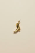 Boot Charm crafted in 18kt gold plated on 316L grade titanium steel. 