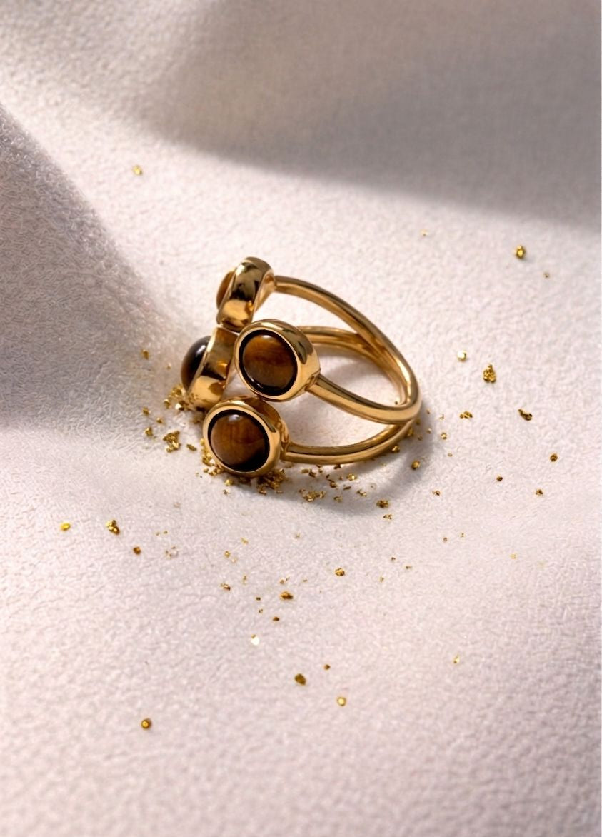 Noor Cluster Stone Adjustable Ring