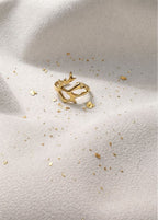 Aurelia Abstract Adjustable Ring