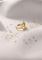 Aurelia Abstract Adjustable Ring