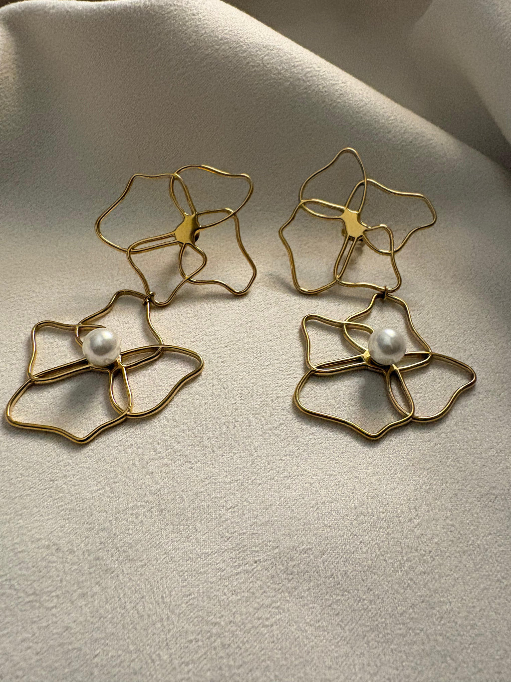 Celeste Bloom Drop Earrings