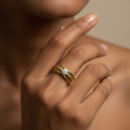 CZ Adjustable Ring
