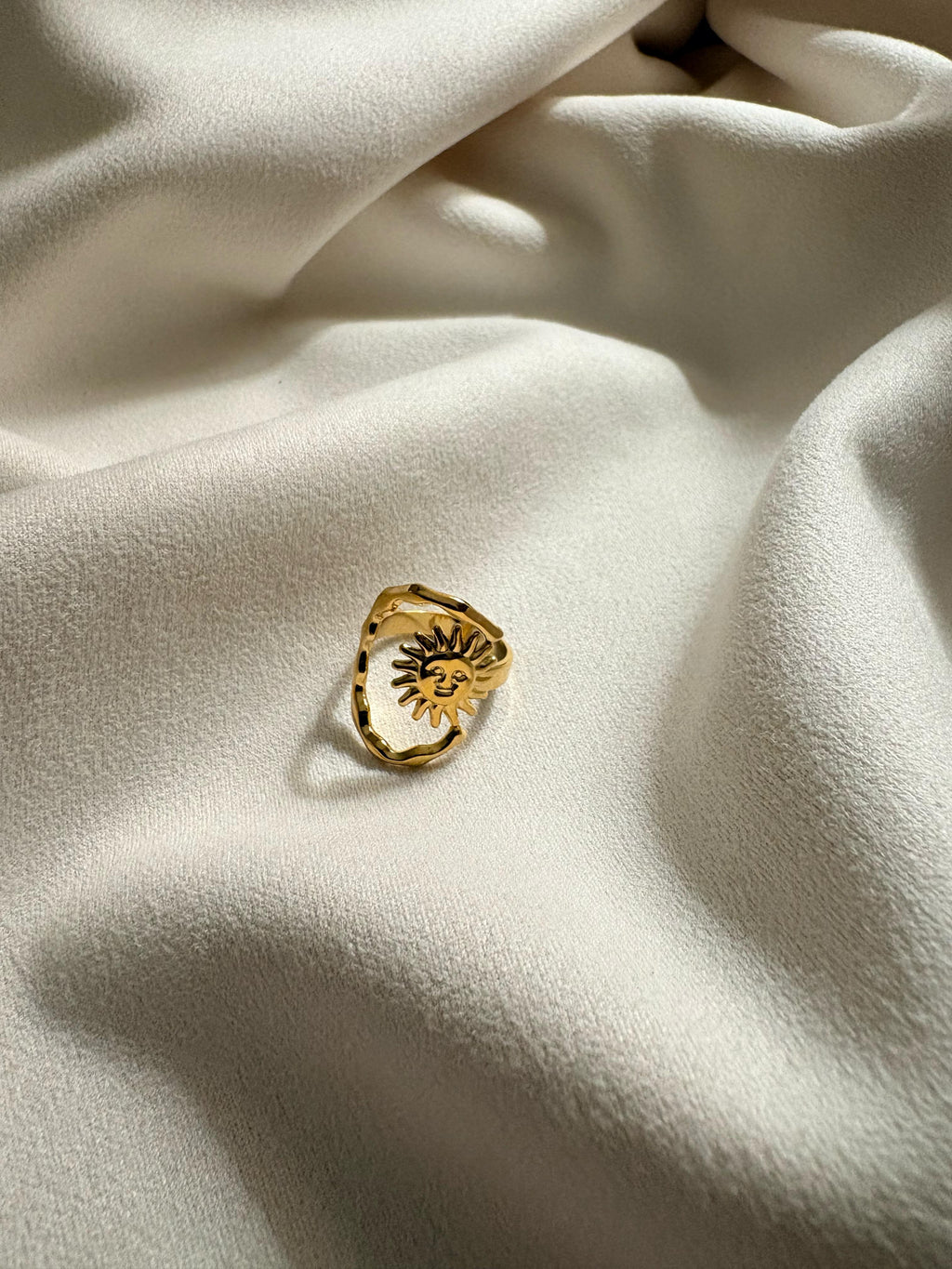 NIYANSA Happy Sun Adjustable Ring