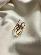 18kt gold plated ring for daily wear by NIYANSA.