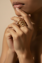 NIYANSA Woven Adjustable Ring