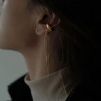 Cascading Chain No Piercing Ear Cuff