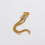 18kt Gold tassel ear cuff.