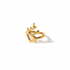Aurelia Abstract Adjustable Ring