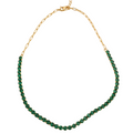 Green Tennis Necklace