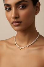 Luna Heart Pearl Necklace