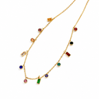 Confetti Gemstone Necklace